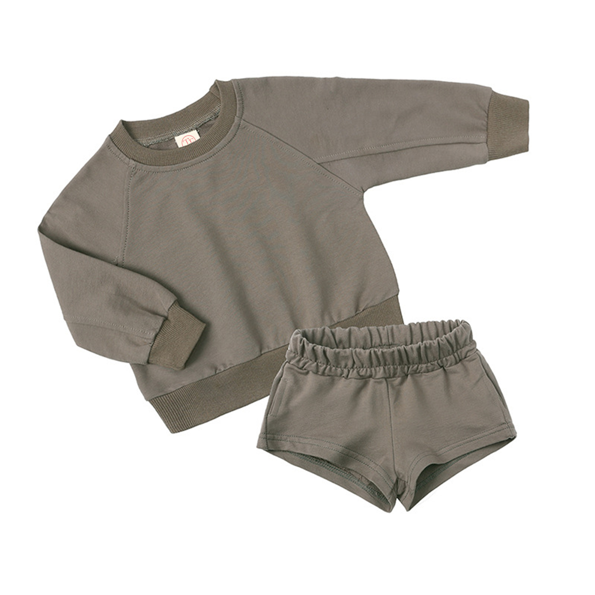 Little Champ's Sweats and Shorts - Brown