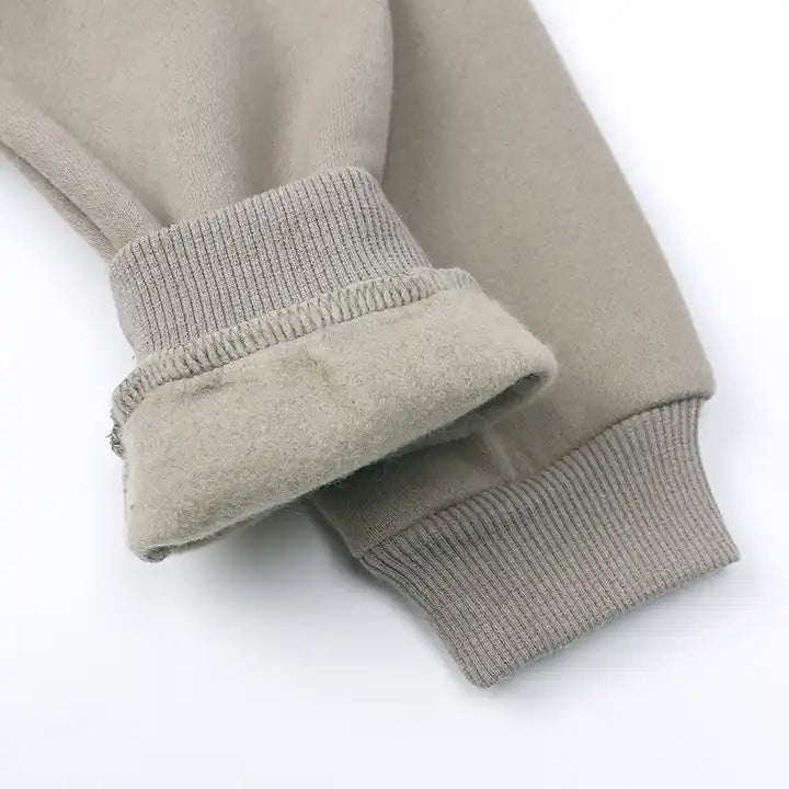 Active Tots' Hoodie & Shorts Set - Khaki