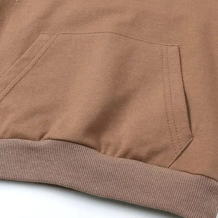 Active Tots' Hoodie & Shorts Set - Macadamia