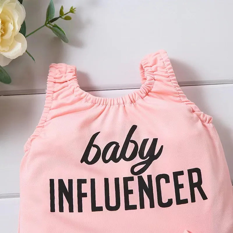 Summer Bliss - Tank Top And Denim Short Set
