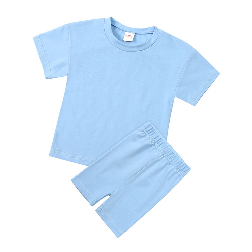 Tiny Athlete's Tee & Short Set - Blue