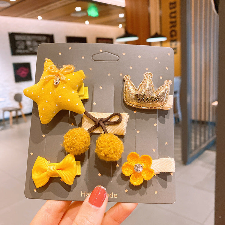 star hair clip set