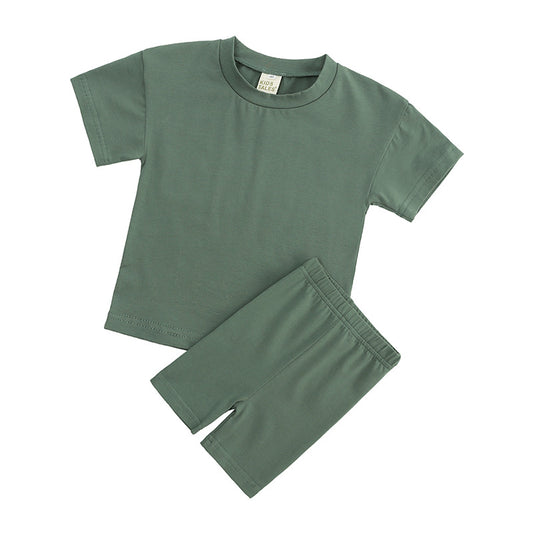 Tiny Athlete's Tee & Short Set - Emerald