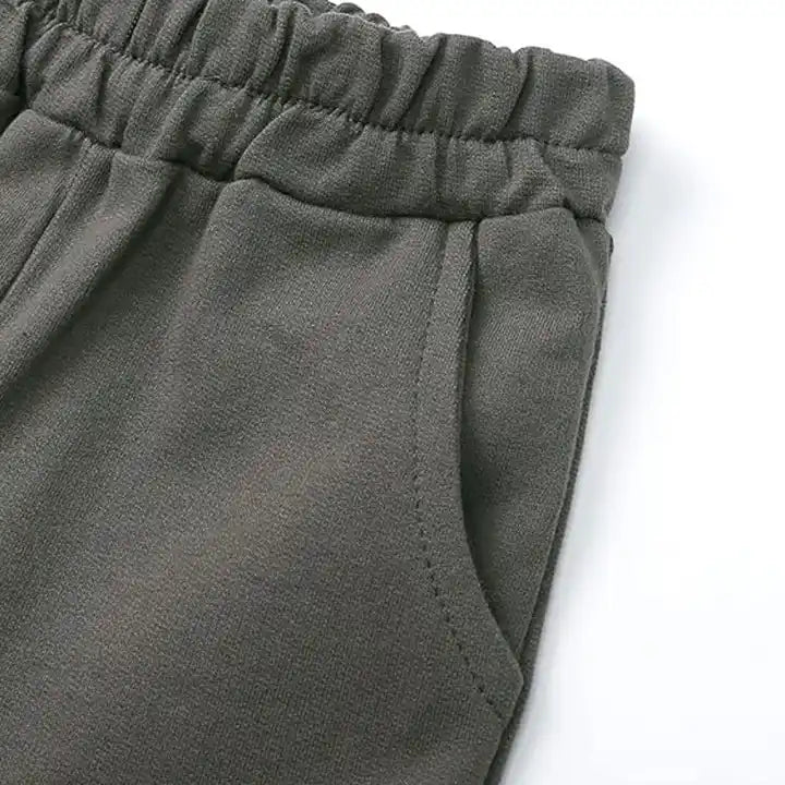 Active Tots' Hoodie & Shorts Set - Grey