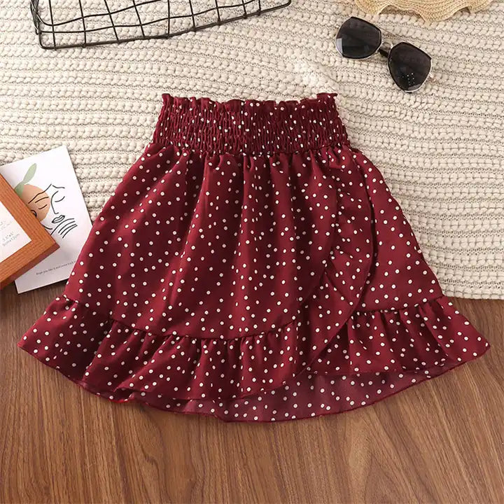 Scarlet Polka Dot Co-ord Set