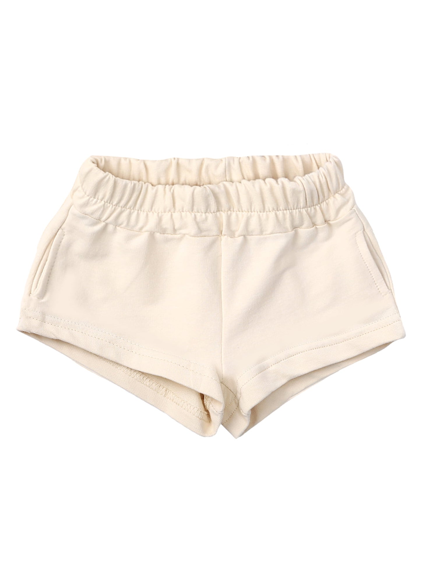 Little Champ's Sweats and Shorts - Beige