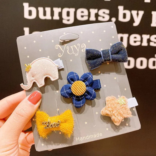 Hair clip set - Elephant